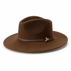 Orvis Hats | Pheasant Creek Wool Felt Hat Brown - Men