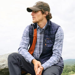 Orvis Hats | Vintage Waxed Cotton Ball Cap Olive - Men/Women