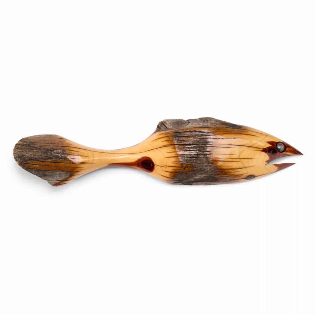 Orvis Home Decor | Handcarved Fence-Post Fish - Home Goods