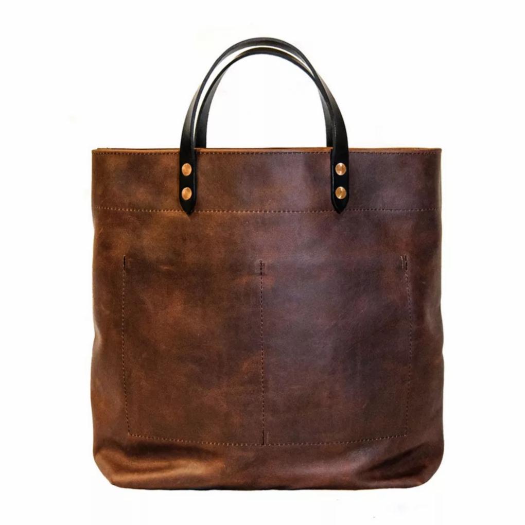 Orvis Home Decor | Hardmill Leather Grocery Tote Cognac - Home Goods/Packs &amp; Bags