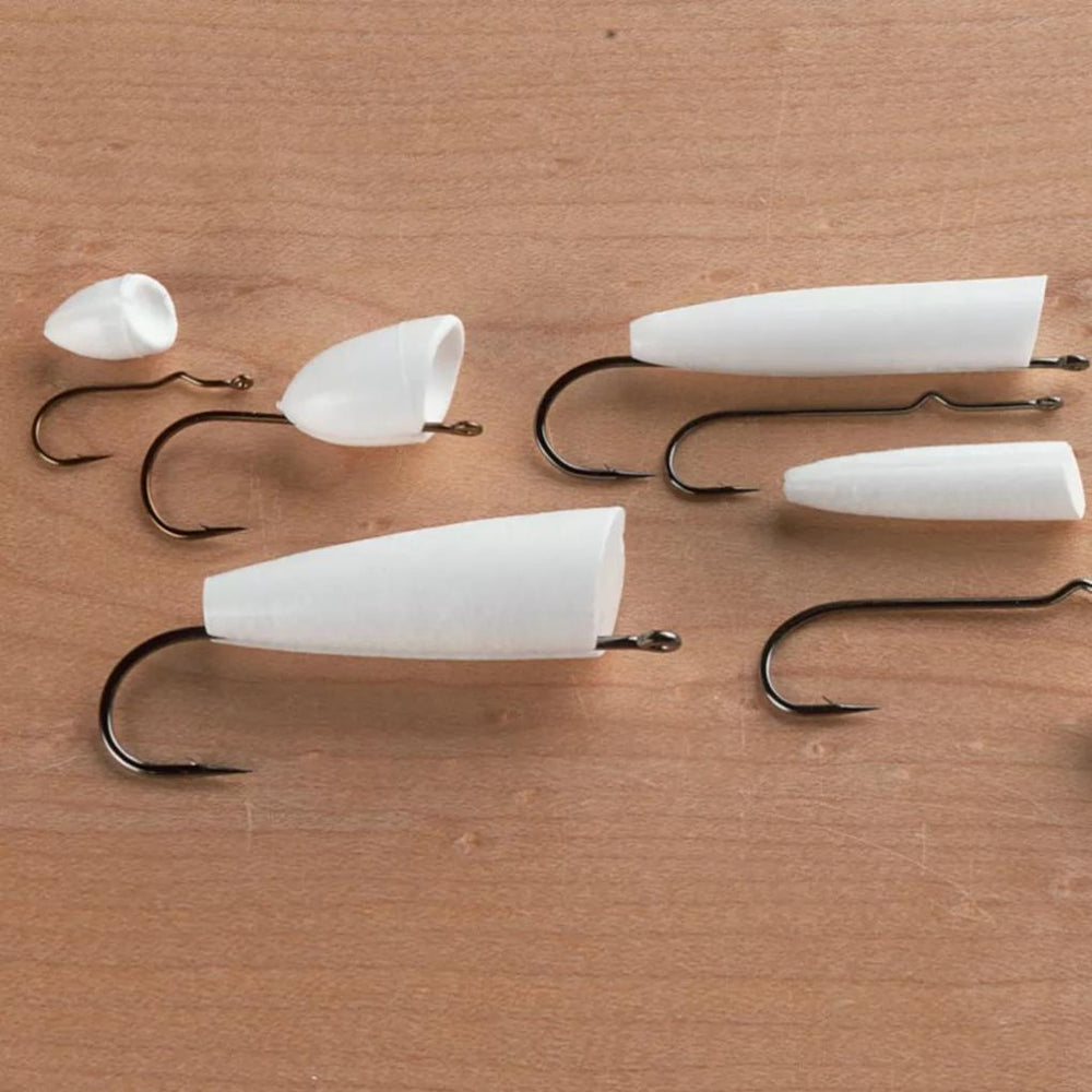 Orvis Hooks | Popper Bodies With Hooks - Saltwater Popper Bodies With Size 2 And 2/0 Hooks - Fly Fishing