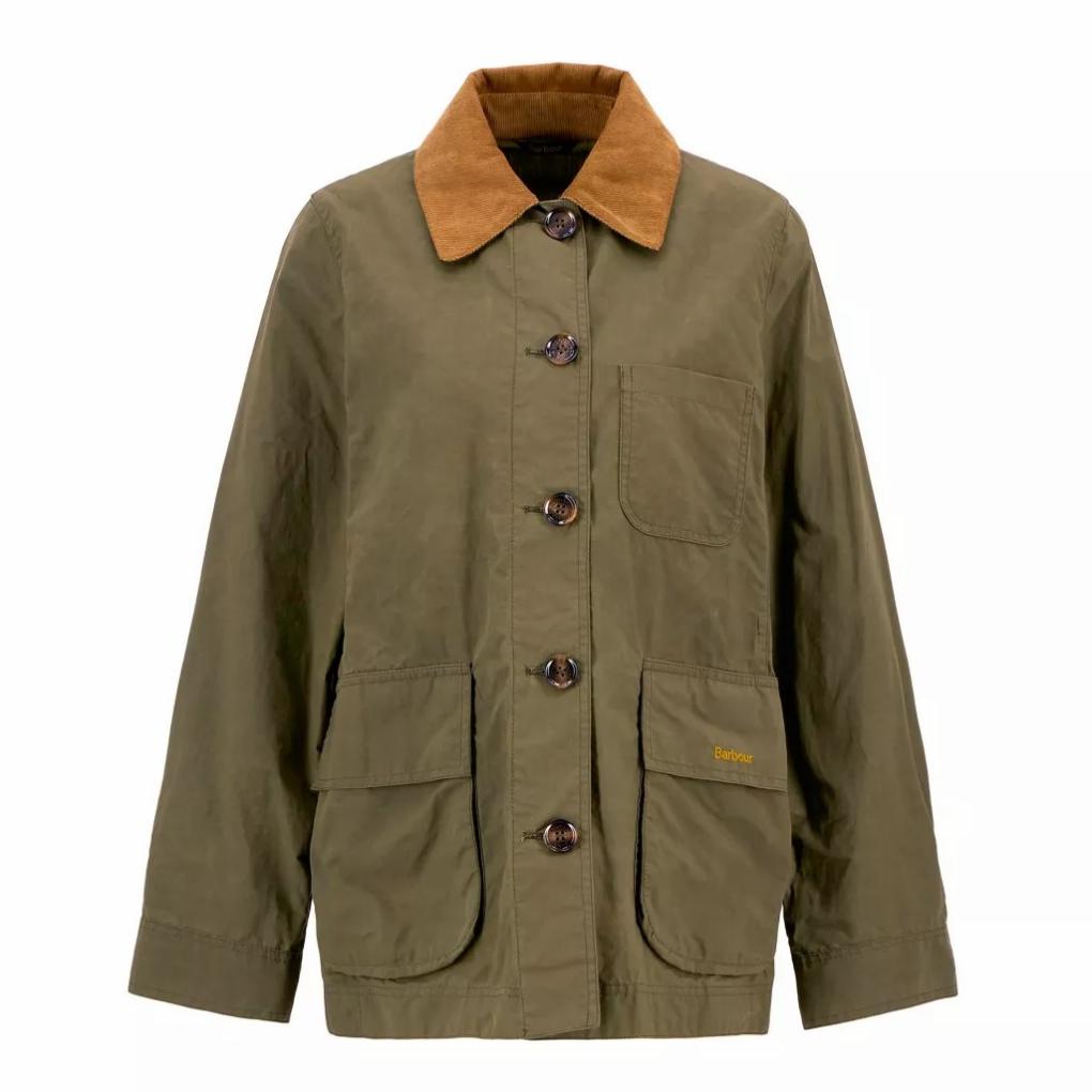 Orvis Jackets | Barbour® Averie Showerproof Jacket Dusky Green/ancient Tartan - Women