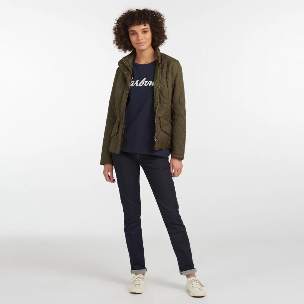 Orvis Jackets | Barbour® Flyweight Cavalry Quilt Olive - Women