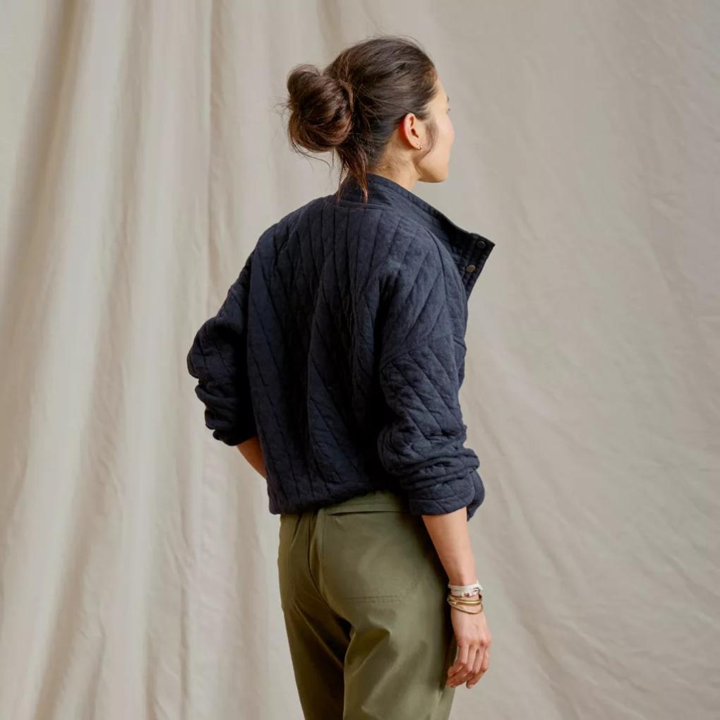 Orvis Jackets | Classic Quilted Shirt Jacket True Navy Heather - Women