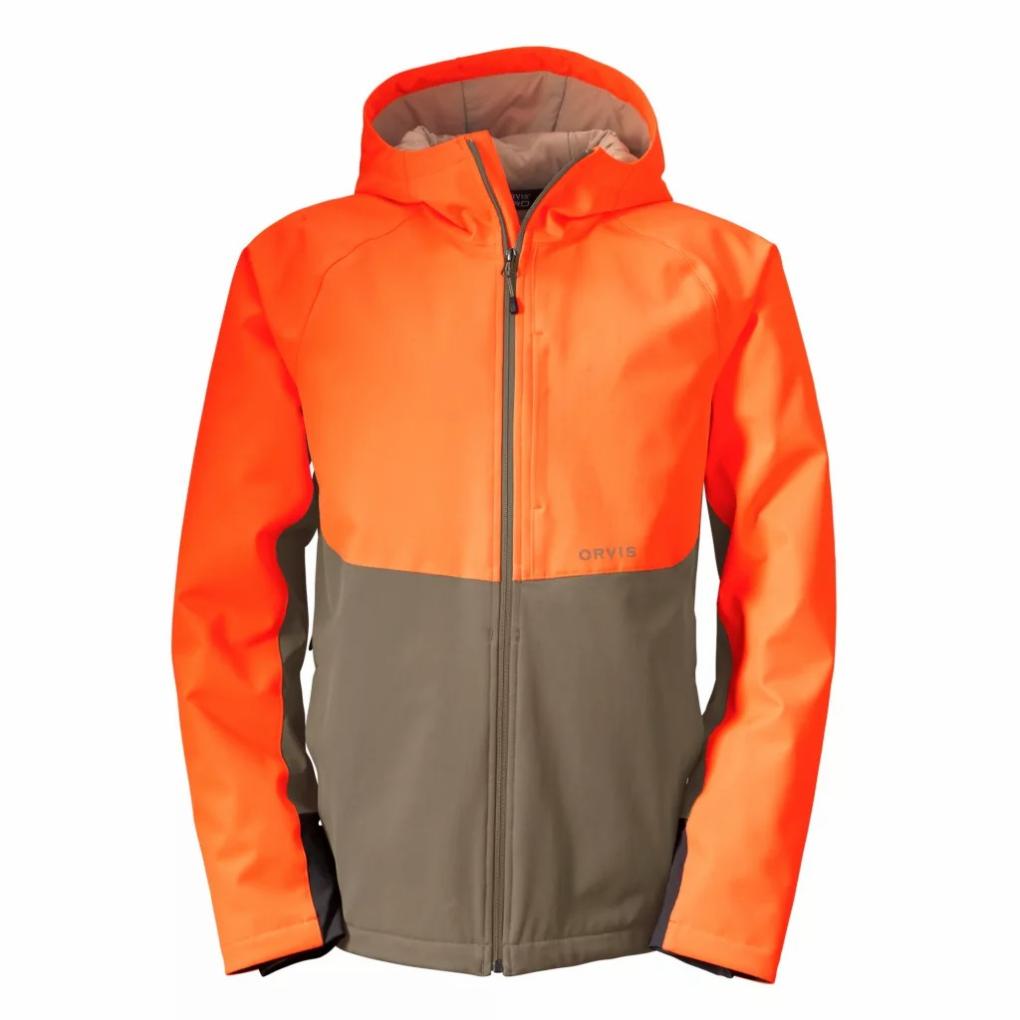 Orvis Jackets | Men’s PRO HD Upland Softshell Hoodie Blaze/tarmac - Men/Hunt
