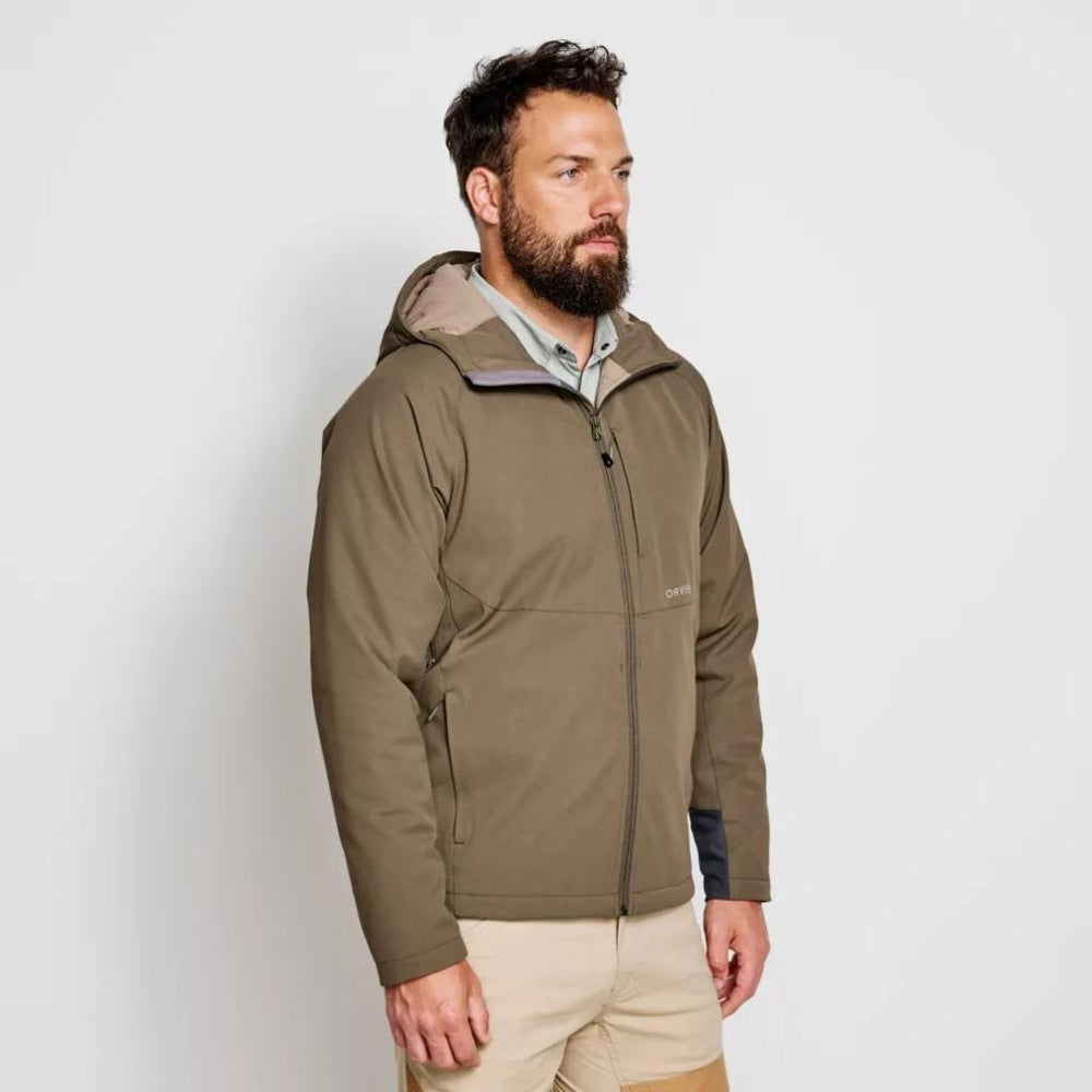 Orvis Jackets | Men’s PRO HD Upland Softshell Hoodie Blaze/tarmac - Men/Hunt