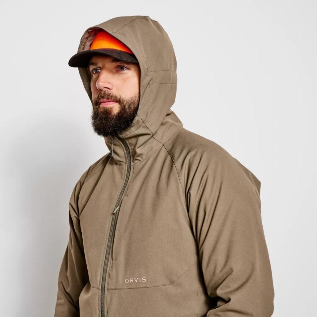 Orvis Jackets | Men’s PRO HD Upland Softshell Hoodie Blaze/tarmac - Men/Hunt