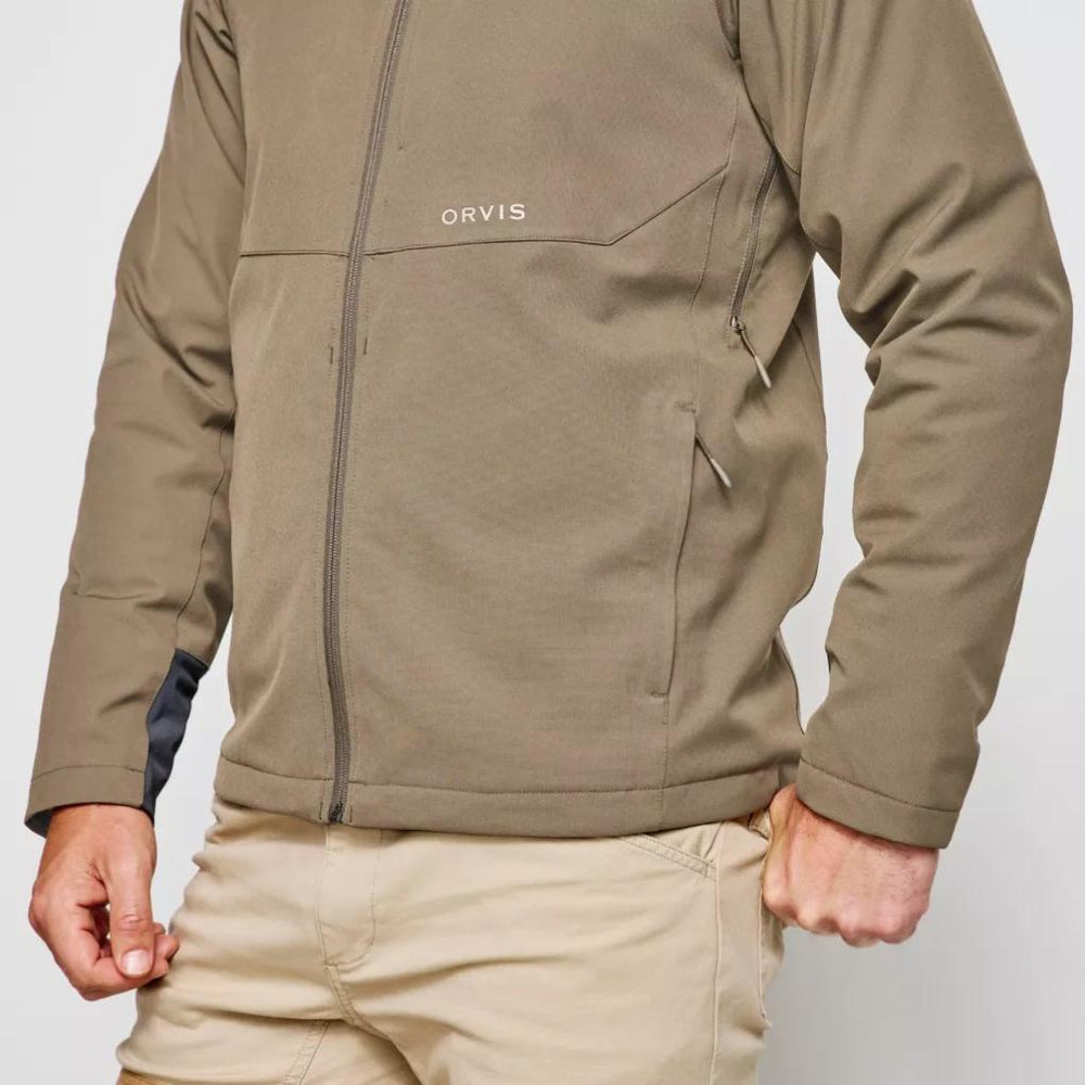 Orvis Jackets | Men’s PRO HD Upland Softshell Hoodie Blaze/tarmac - Men/Hunt