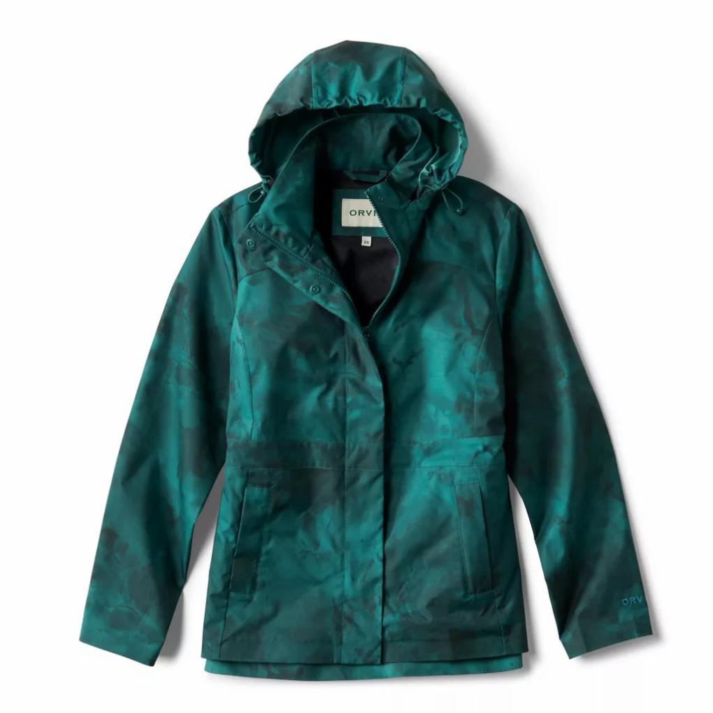 Orvis Jackets | Pack &amp; Go Jacket Peacock Storm Print - Women