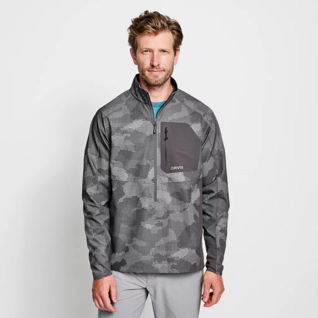 Orvis Jackets | PRO LT Softshell Pullover Steel Camo - Men/Hunt