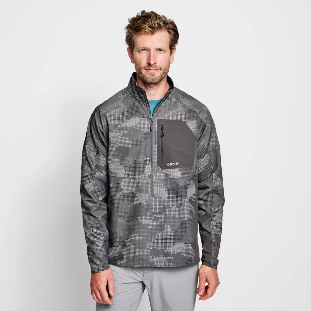 Orvis Jackets | PRO LT Softshell Pullover Steel Camo - Men/Hunt