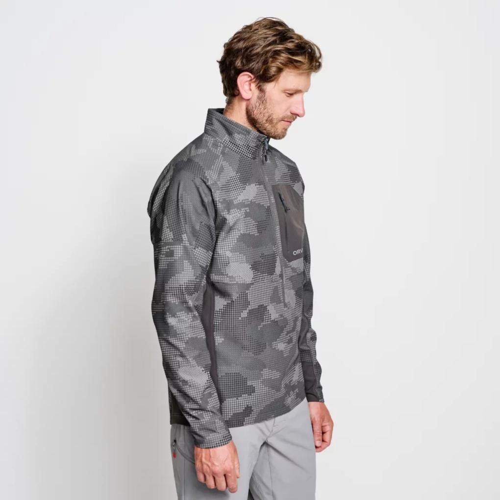 Orvis Jackets | PRO LT Softshell Pullover Steel Camo - Men/Hunt