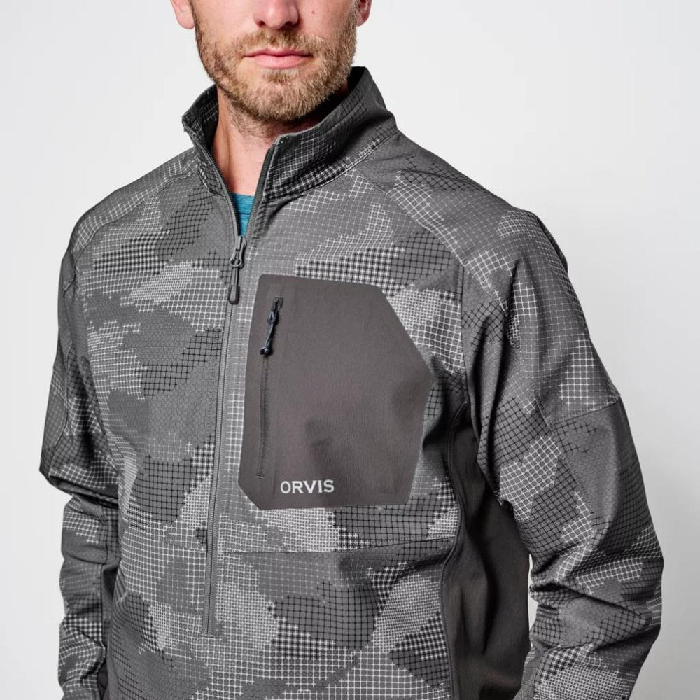 Orvis Jackets | PRO LT Softshell Pullover Steel Camo - Men/Hunt