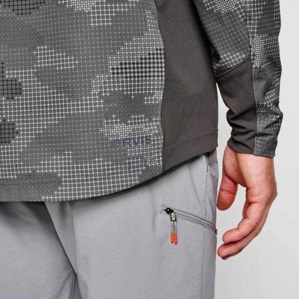 Orvis Jackets | PRO LT Softshell Pullover Steel Camo - Men/Hunt