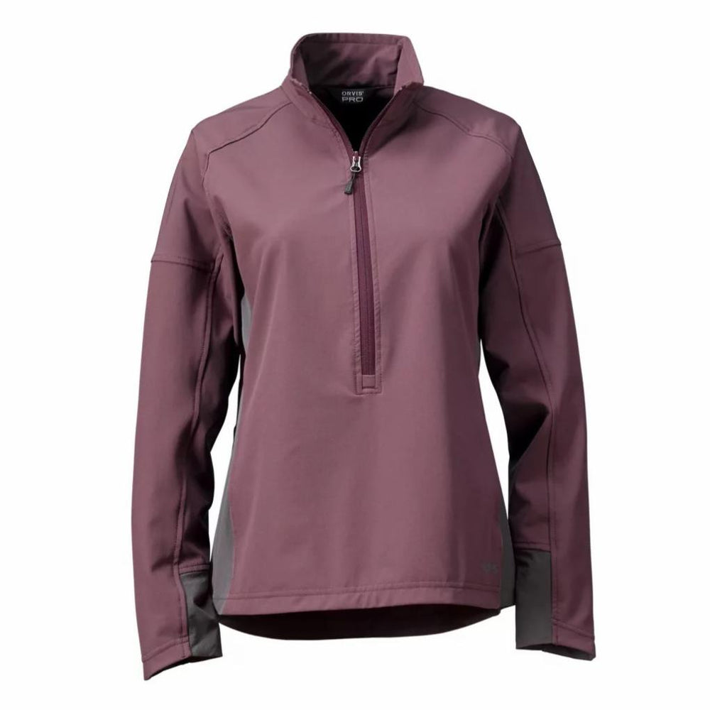 Orvis Jackets | Women’s PRO LT Softshell Pullover Huckleberry - Hunt