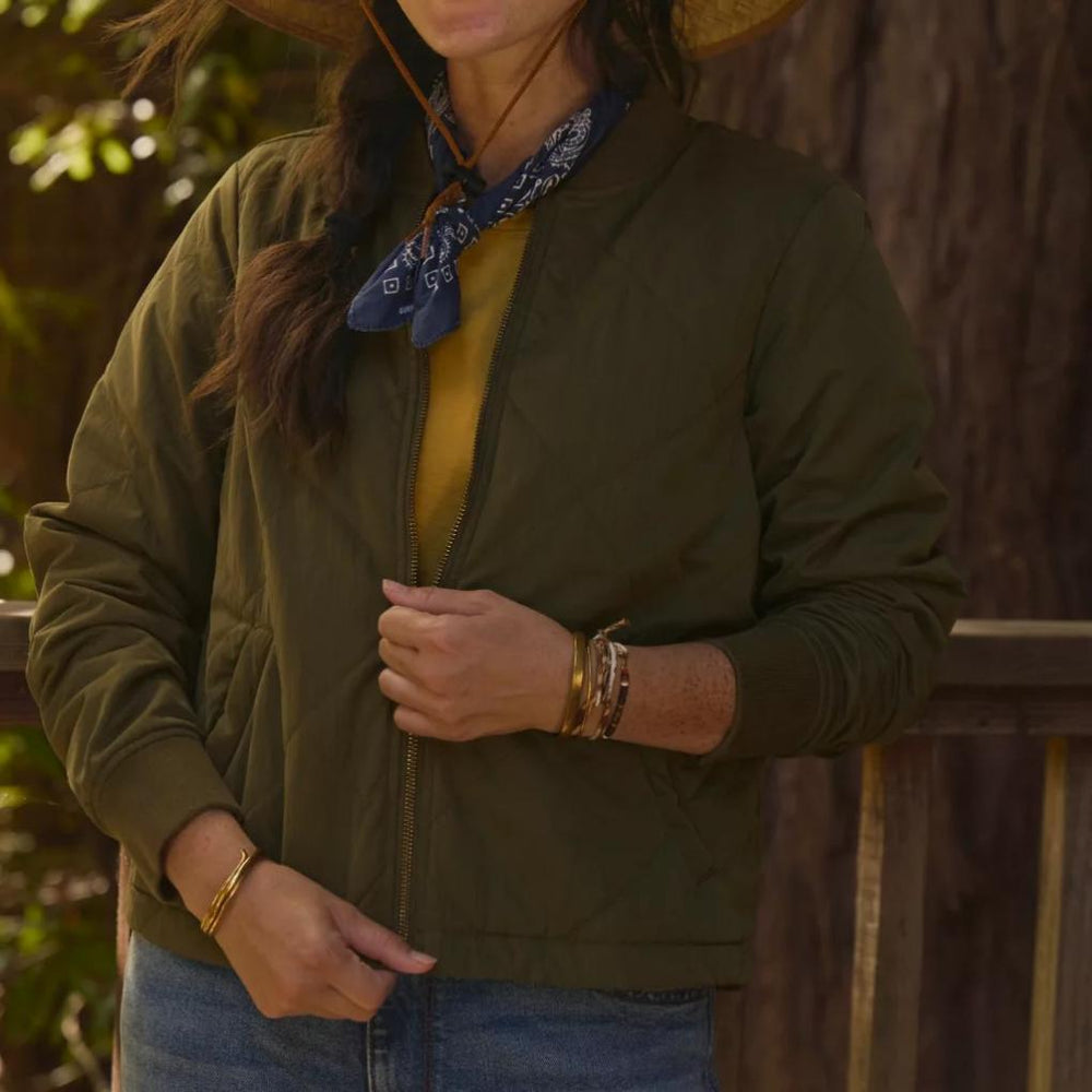 Orvis Jackets | Women's 1856 Quilted Bomber Jacket Tarragon - Women