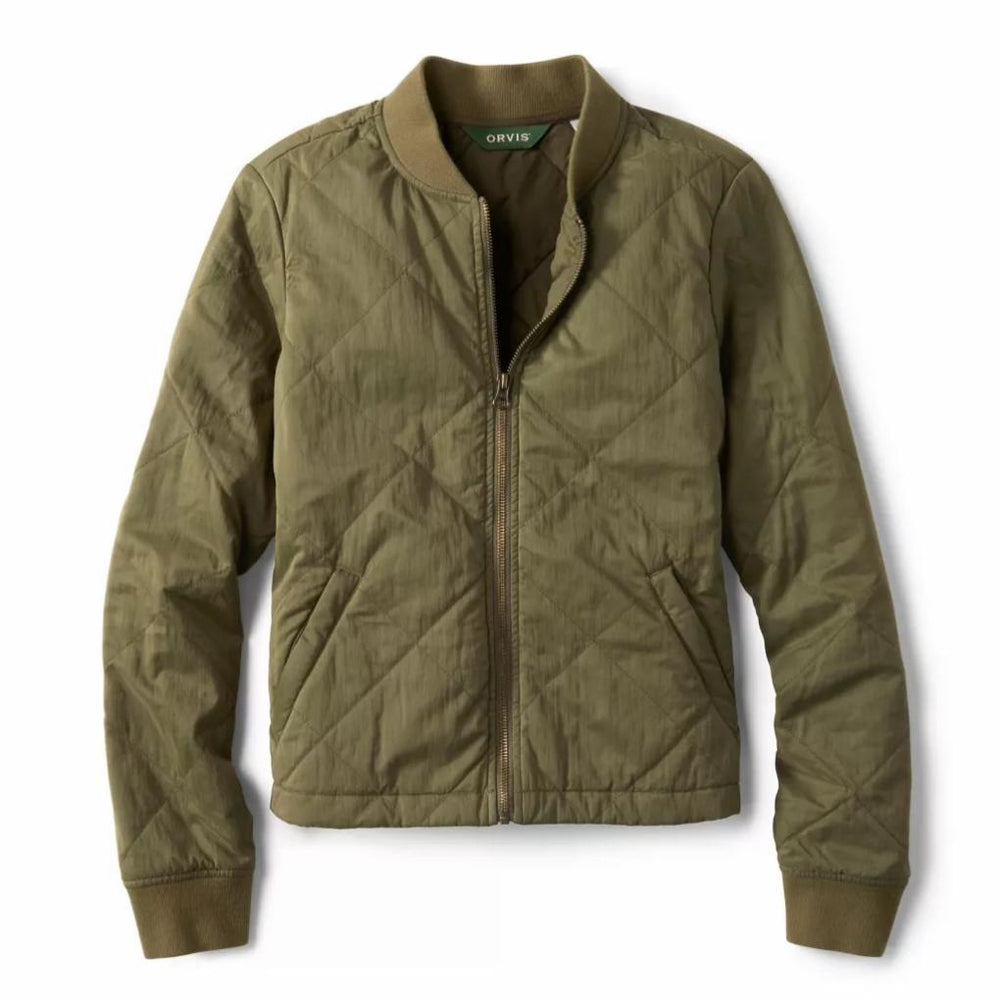 Orvis Jackets | Women's 1856 Quilted Bomber Jacket Tarragon - Women