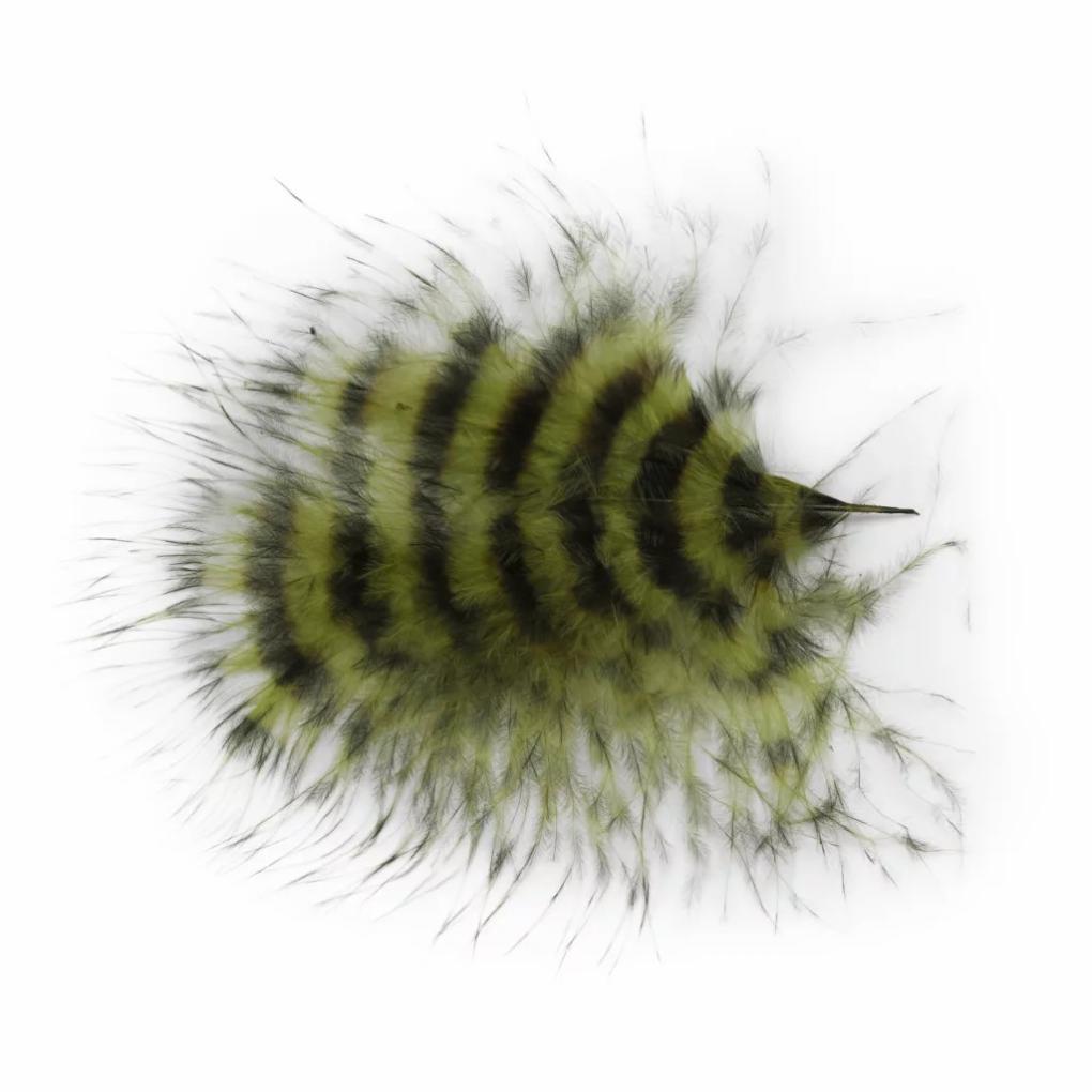 Orvis Materials | Barred Marabou Olive/black - Fly Fishing