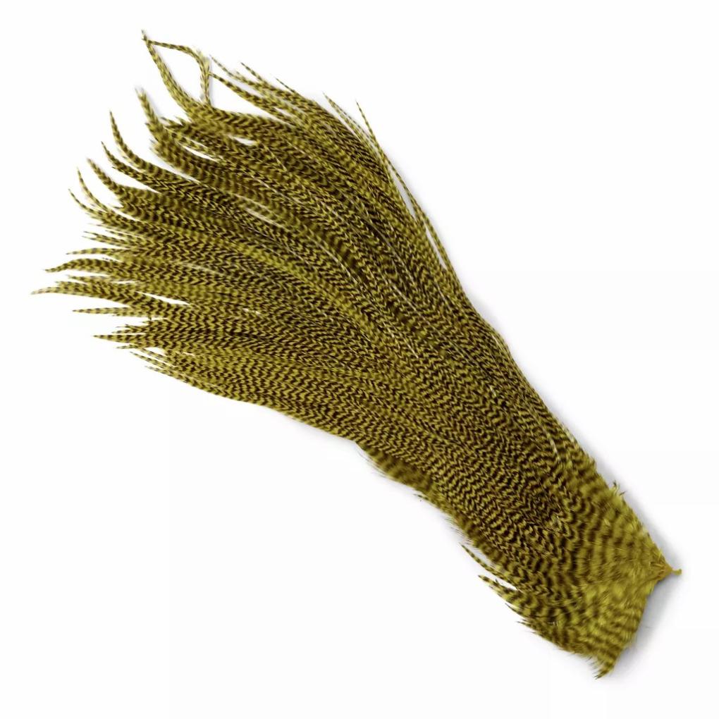 Orvis Materials | Half Grizzly Saddle Grizzly Yellow - Fly Fishing