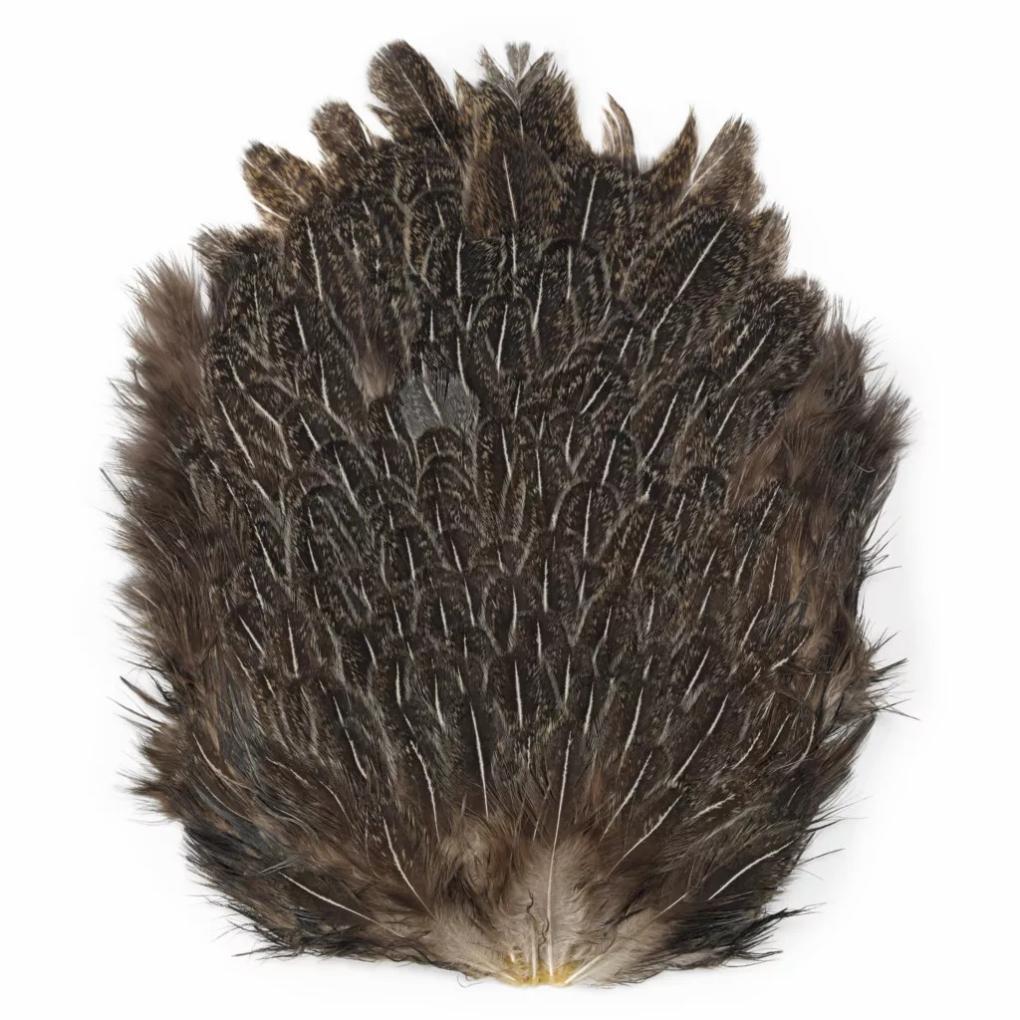 Orvis Materials | India Hen Backs Speckled Gray - Fly Fishing