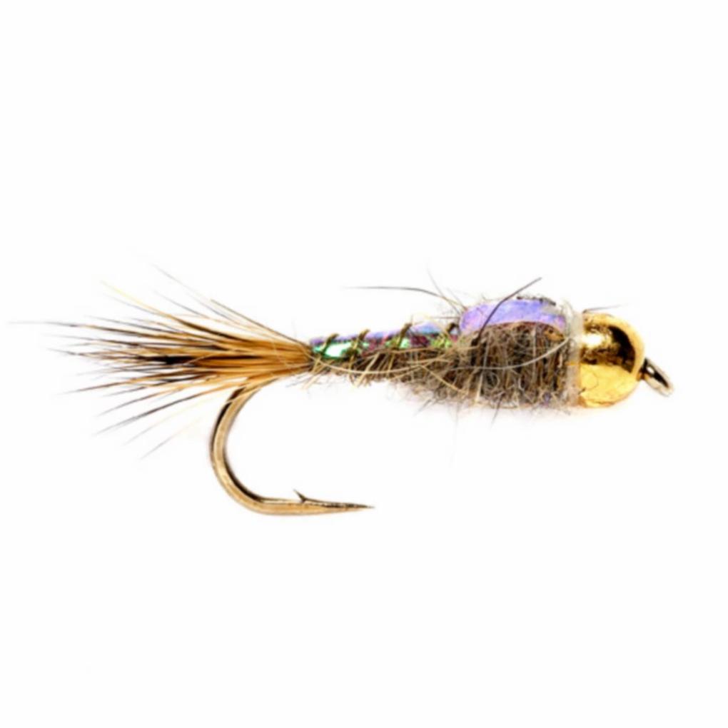 Orvis Nymphs | Bead Head Hare’s Ear Flashback Natural - Fly Fishing