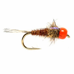 Orvis Nymphs | Hot Head Euro Pheasant Tail Orange - Fly Fishing