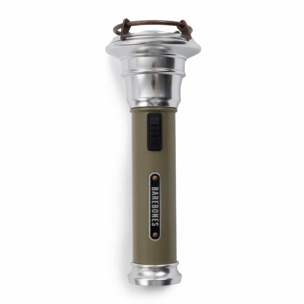 Orvis Outdoor Living | Barebones Vintage Flashlight Olive Drab - Home Goods