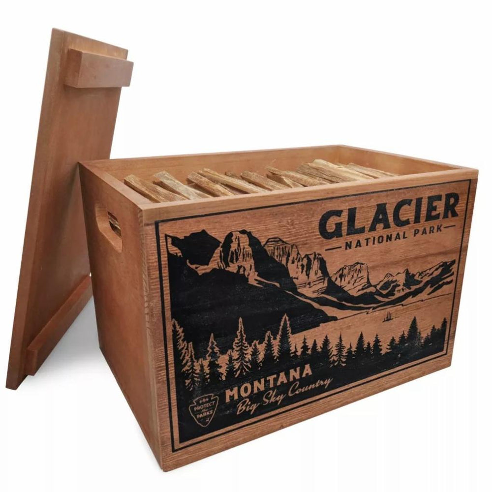 Orvis Outdoor Living | National Parks Fatwood Wooden Crate - Home Goods