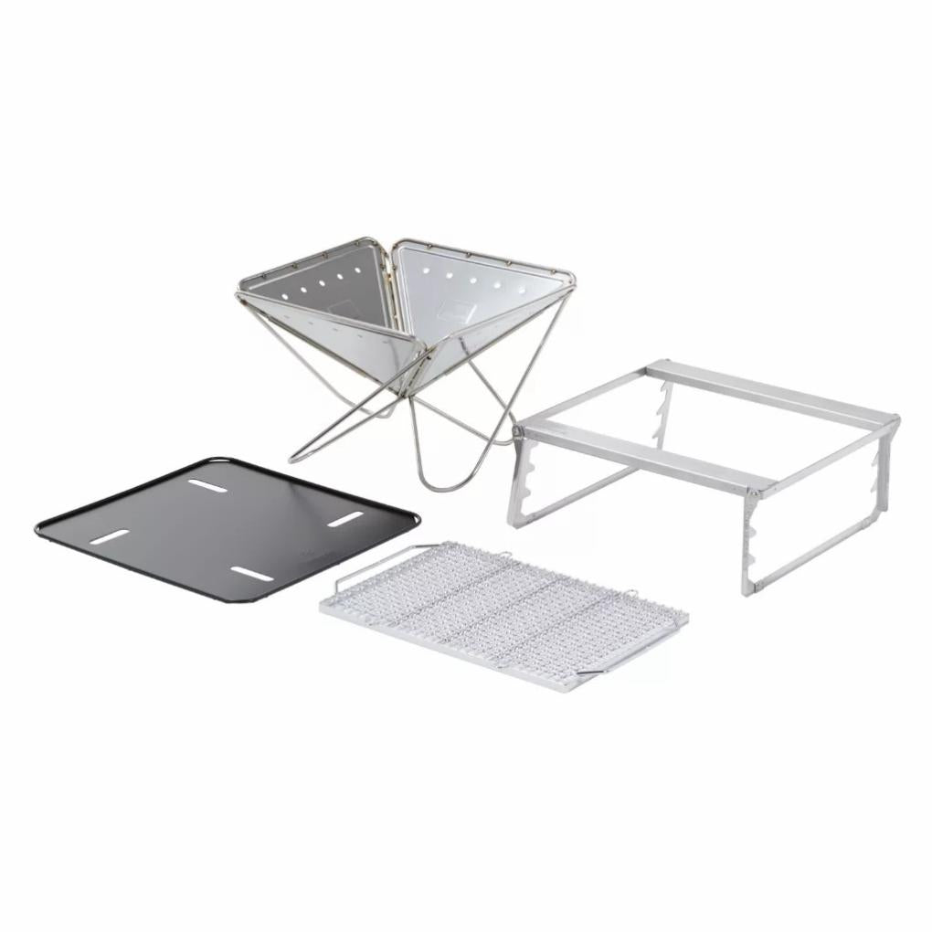 Orvis Outdoor Living | Snow Peak Takibi Fire &amp; Grill Set - Home Goods