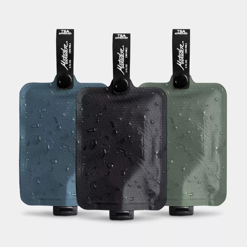 Orvis Packs &amp; Bags | Matador® FlatPak™ Toiletry Bottle – 3-Pack Multi - Men/Packs &amp; Bags