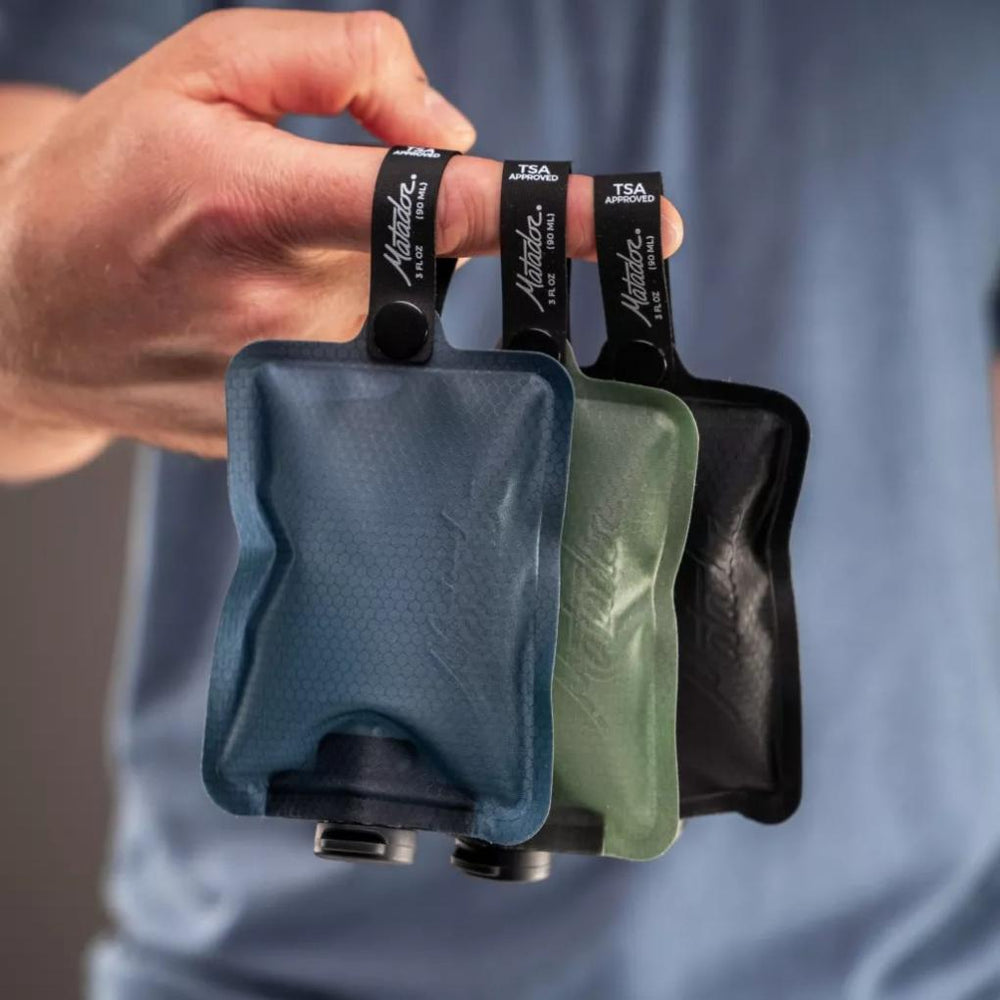 Orvis Packs &amp; Bags | Matador® FlatPak™ Toiletry Bottle – 3-Pack Multi - Men/Packs &amp; Bags