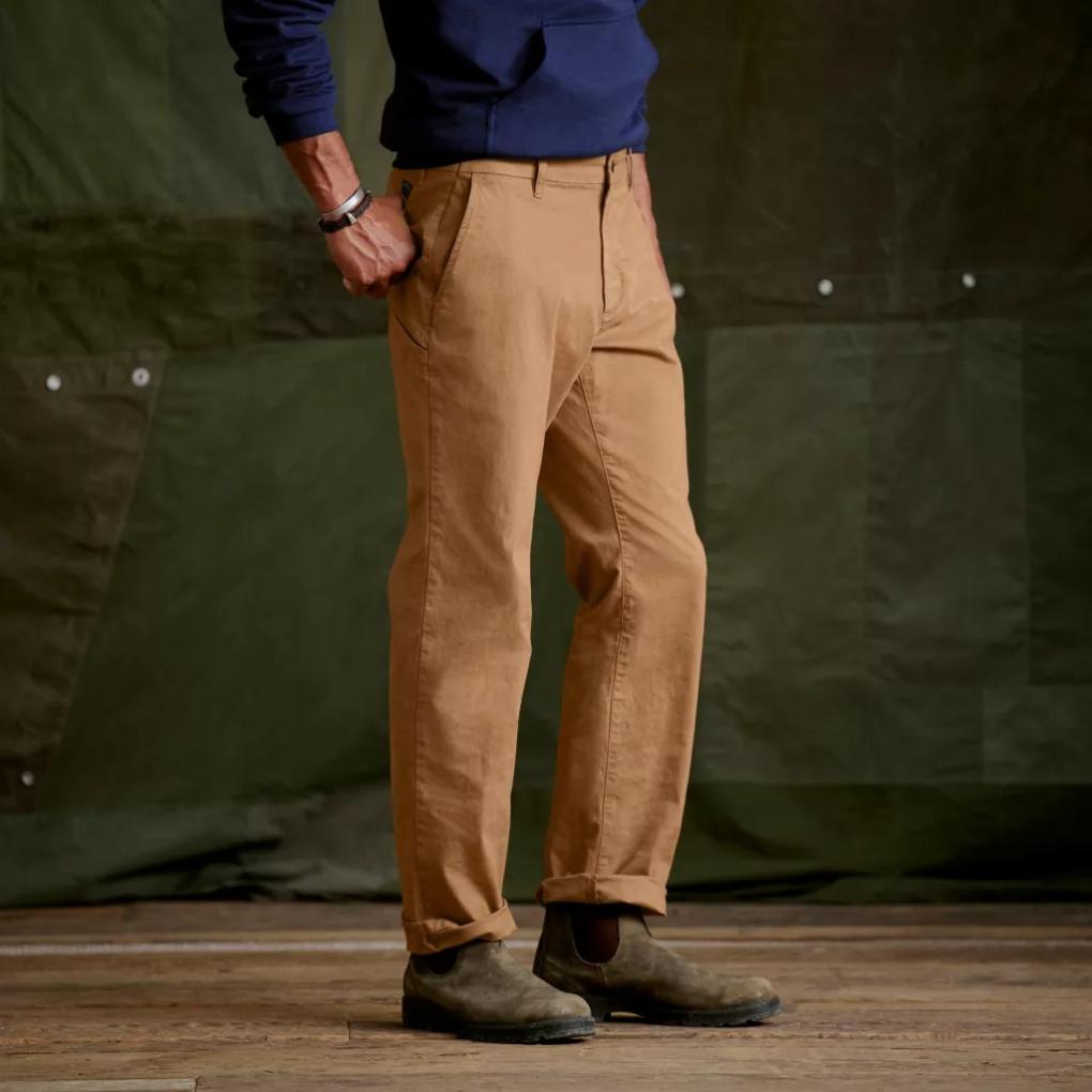 Orvis Pants | 1856 Stretch Twill Regular Fit Chinos Field Khaki - Men