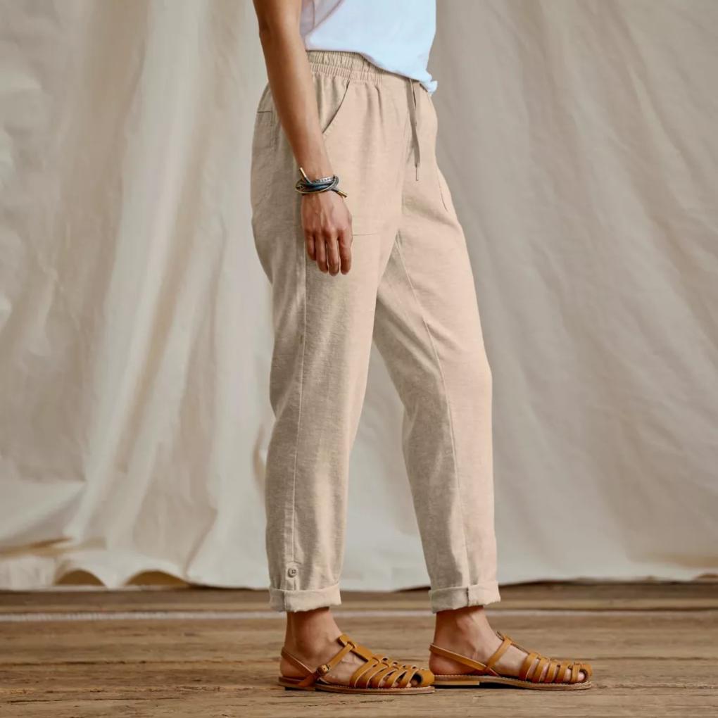 Orvis Pants | Explorer Performance Linen Ankle Pants Shiitake - Women
