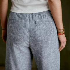 Orvis Pants | Explorer Performance Linen Wide-Leg Pants True Navy Chambray - Women