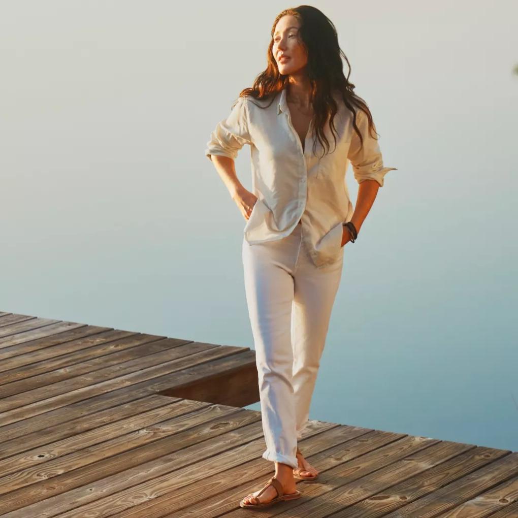 Orvis Pants | Kut From The Kloth® Catherine Mid-Rise Boyfriend Jeans White - Women