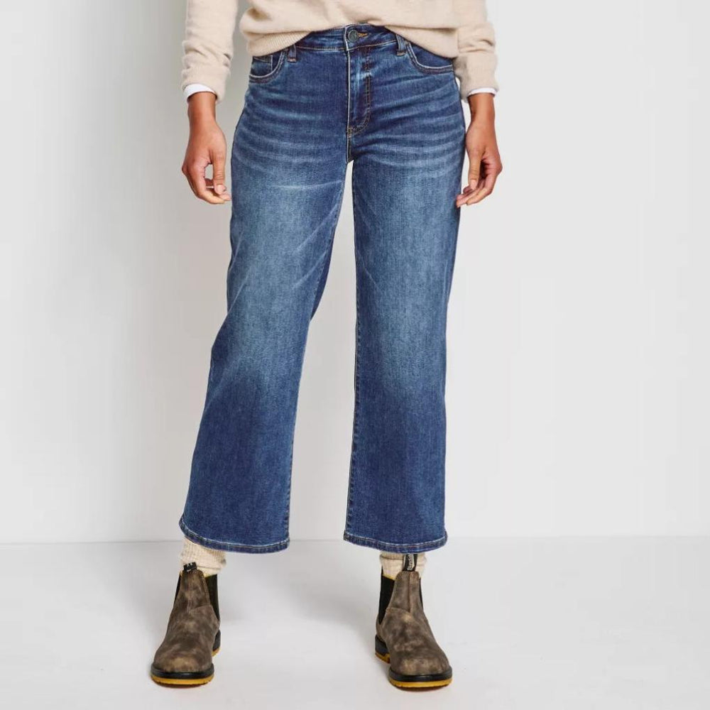 Orvis Pants | Kut From The Kloth® Charlotte Denim Wide-Leg Cropped Jeans Resolved - Women