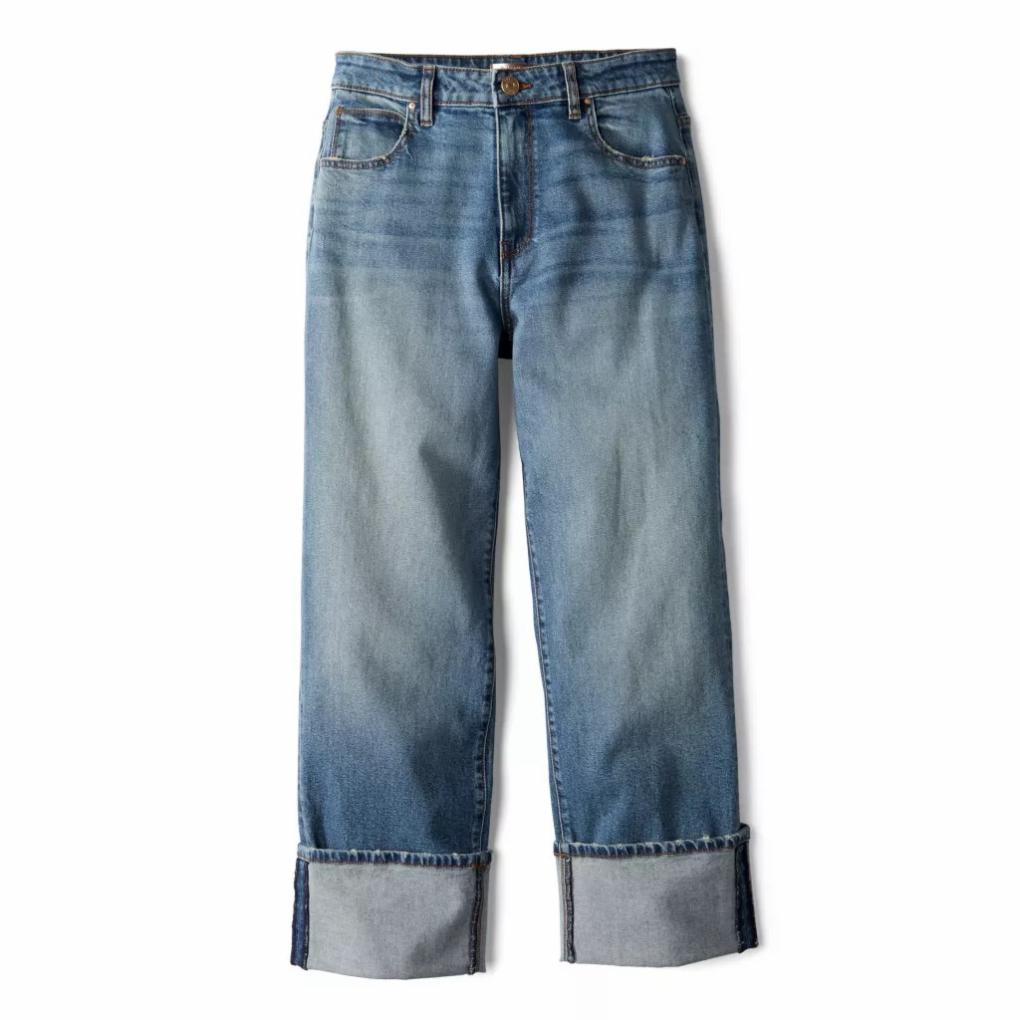 Orvis Pants | Kut From The Kloth® Sienna High-Rise Cuffed Wide-Leg Jeans Cuddle - Women