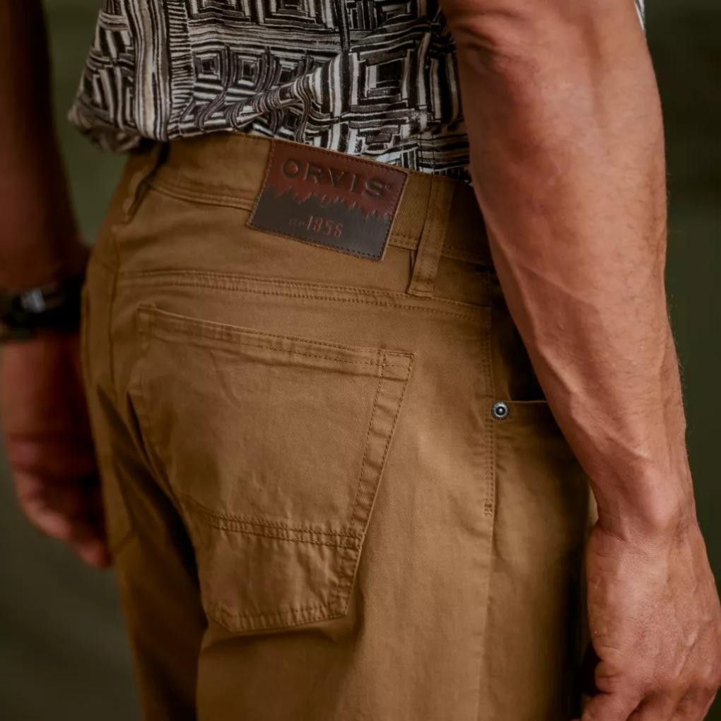 Orvis Pants | Men's 1856 Stretch Twill 5-Pocket Pants Field Khaki - Men