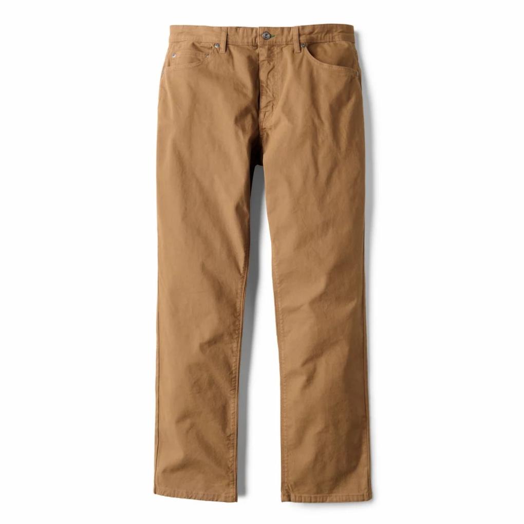 Orvis Pants | Men's 1856 Stretch Twill 5-Pocket Pants Field Khaki - Men