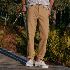 Orvis Pants | Men's 1856 Stretch Twill 5-Pocket Pants Field Khaki - Men