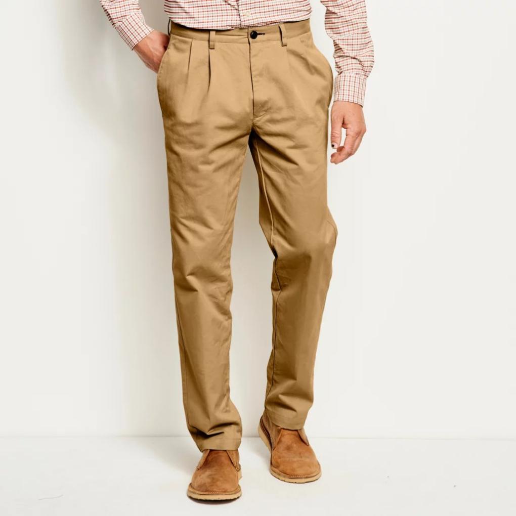 Orvis Pants | Ultimate Khakis Pleated Front Pants Field Khaki - Men