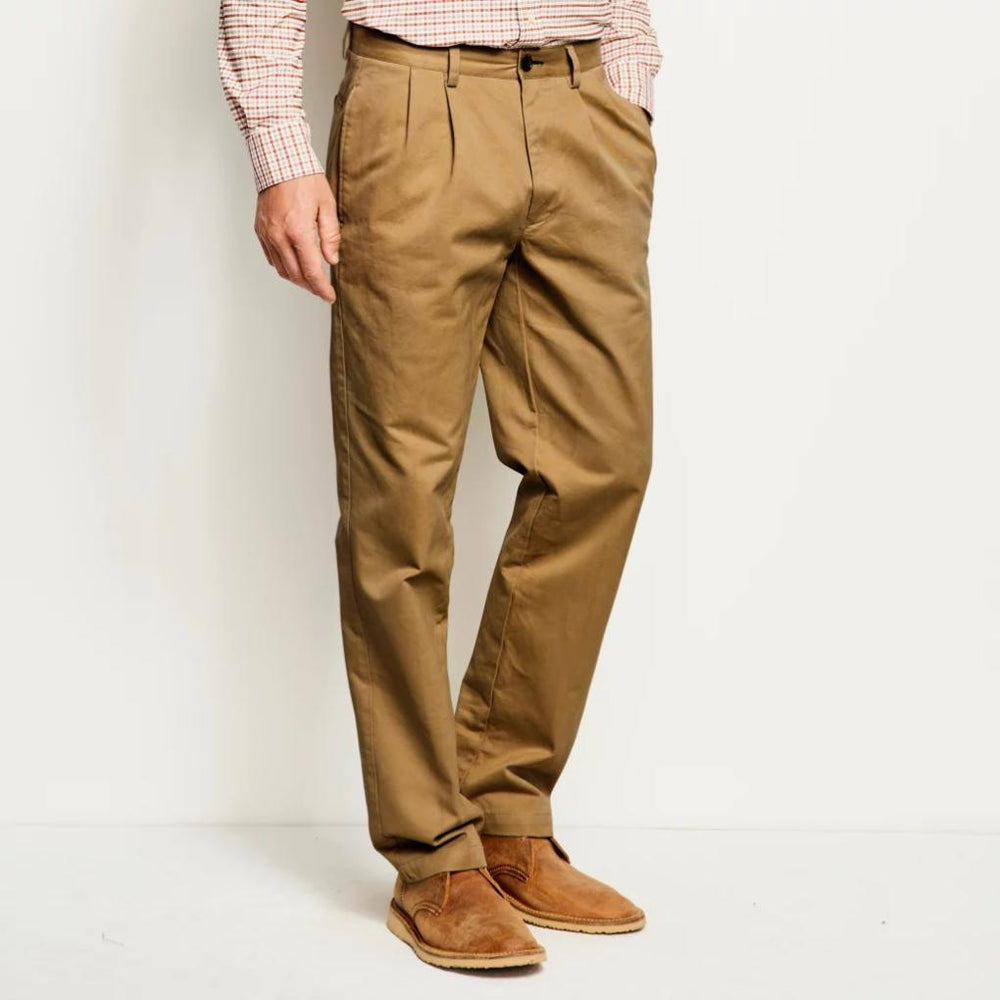 Orvis Pants | Ultimate Khakis Pleated Front Pants Field Khaki - Men