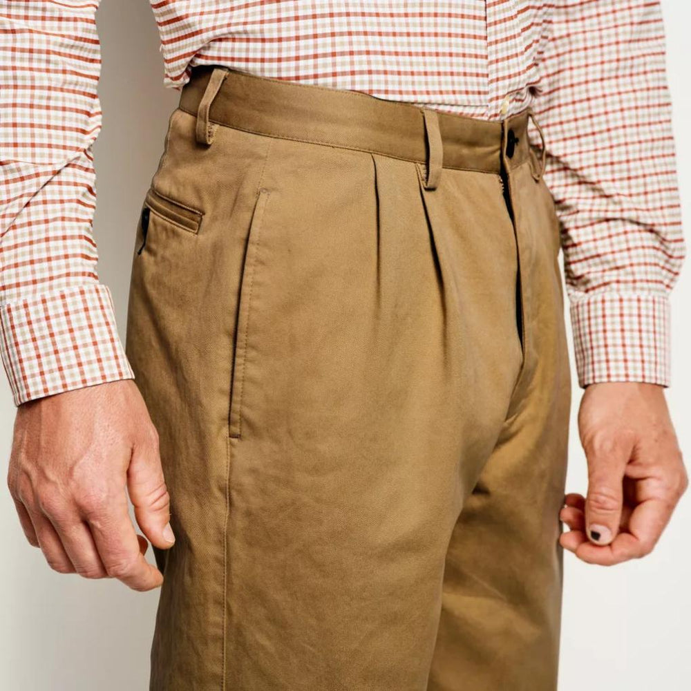Orvis Pants | Ultimate Khakis Pleated Front Pants Field Khaki - Men