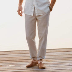 Orvis Pants | Ultimate Khakis Trim Fit Plain-Front Pants Stone - Men