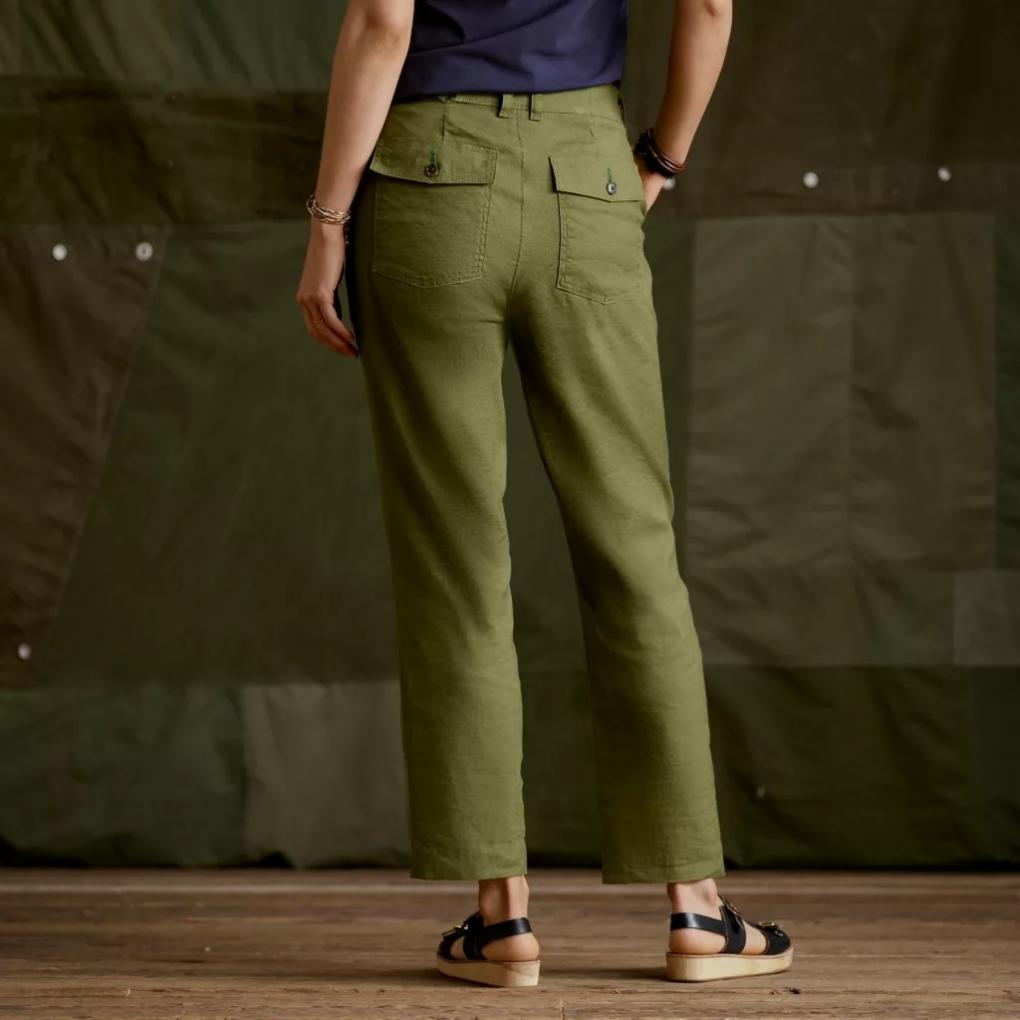 Orvis Pants | Women's 1856 Linen Utility Pants Moss - Women