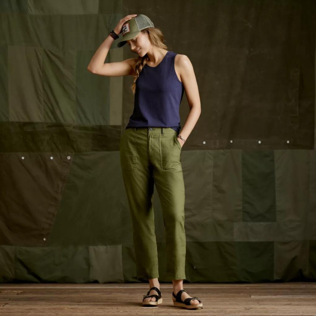 Orvis Pants | Women's 1856 Linen Utility Pants Moss - Women