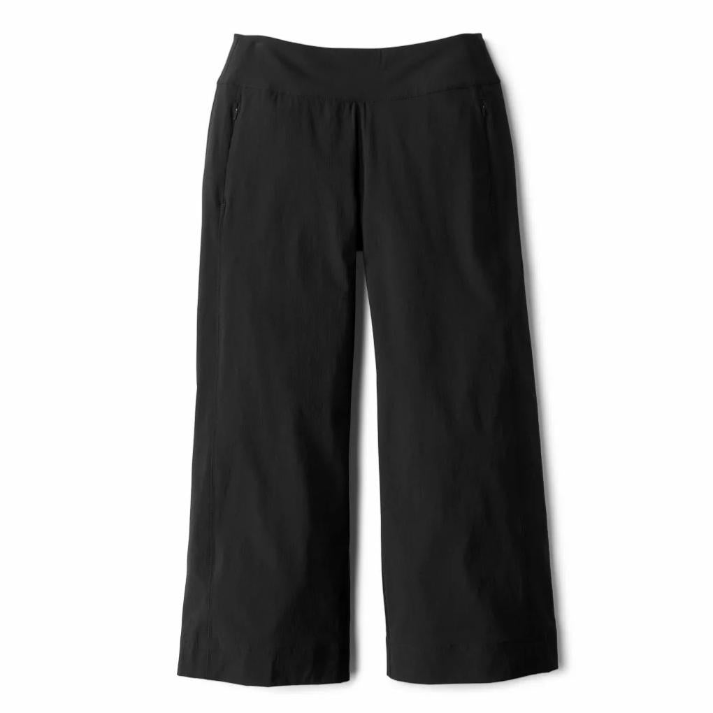 Orvis Pants | Wonder Ripstop Wide-Leg Cropped Pants Black - Women