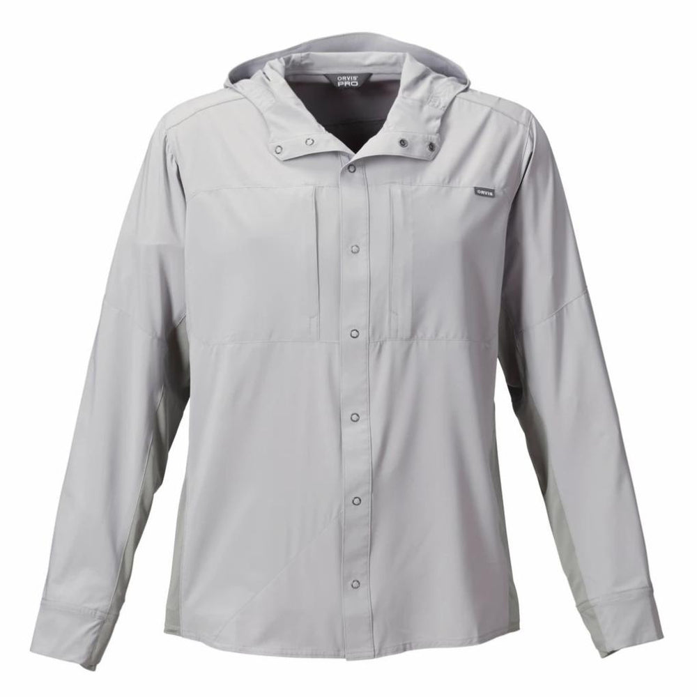 Orvis Performance Shirts | Men's PRO Hybrid Hoodie Titanium - Men/Fly Fishing