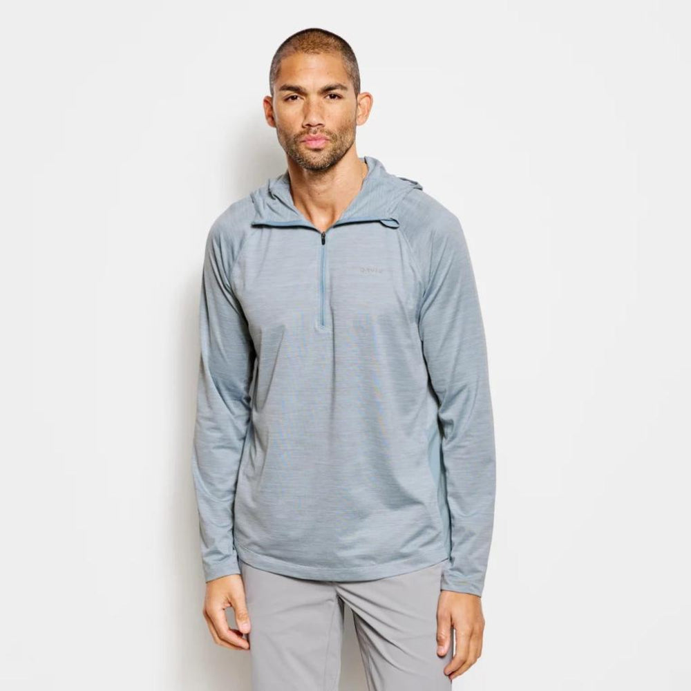 Orvis Performance Shirts | Men's PRO Sun Hoodie Blue Fog/titanium - Men/Fly Fishing