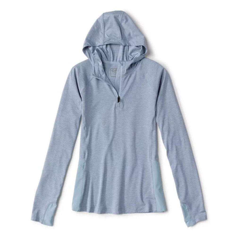 Orvis Performance Shirts | Women’s PRO Sun Hoodie II Blue Fog - Women/Fly Fishing